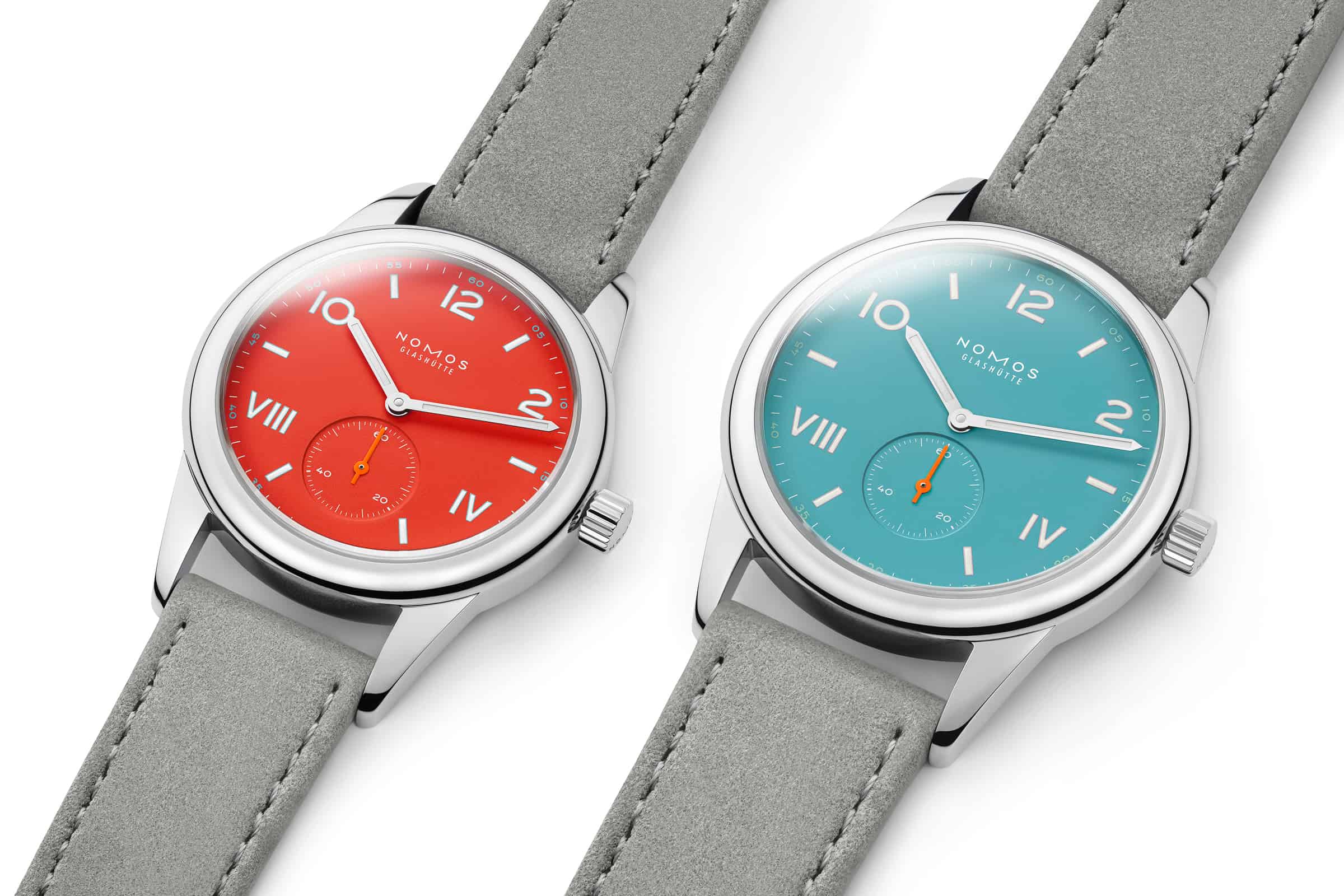 NOMOS Club Campus Nonstop Red and Endless Blue